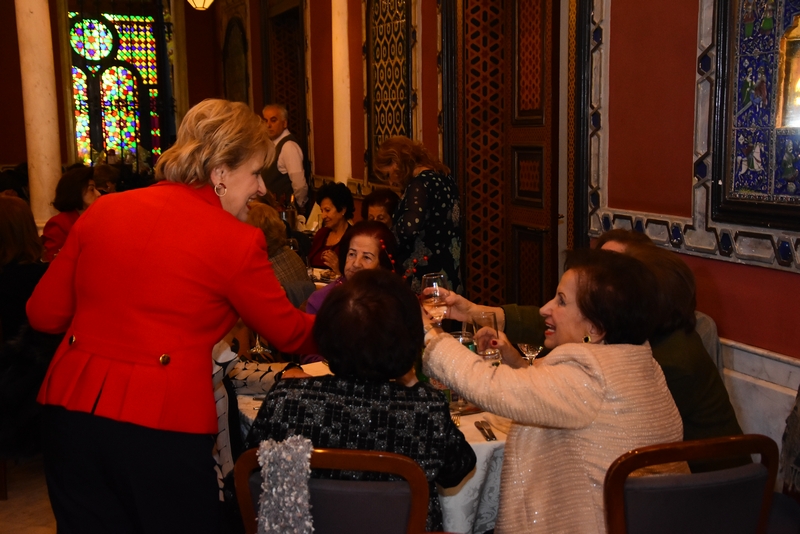 Young Women Christian Association lunch at Villa Linda Sursock